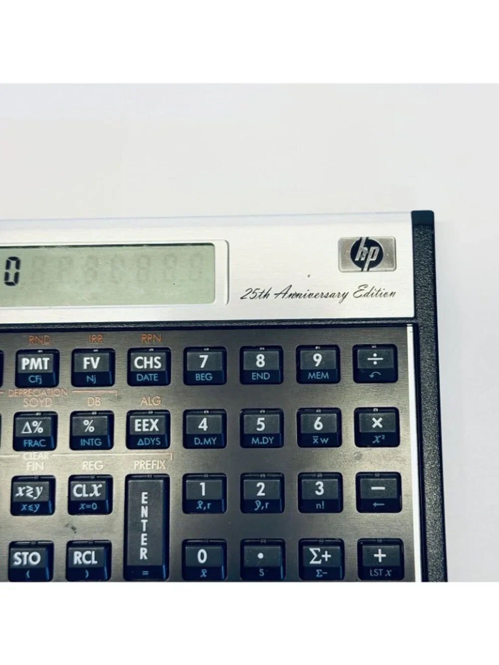 Hewlett Packard HP 12C Platinum 25th Anniversary Financial Calculator w/ Case